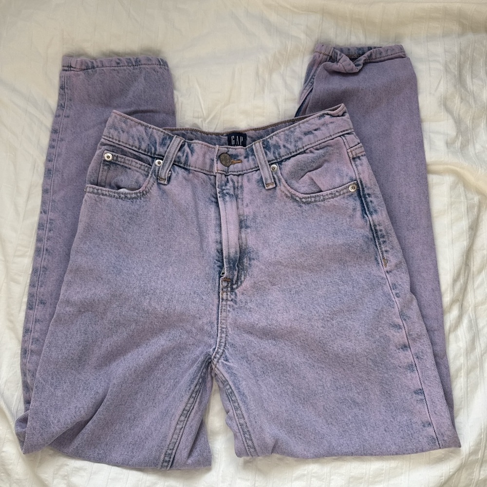 GAP Women's Lavender Straight Leg Jeans